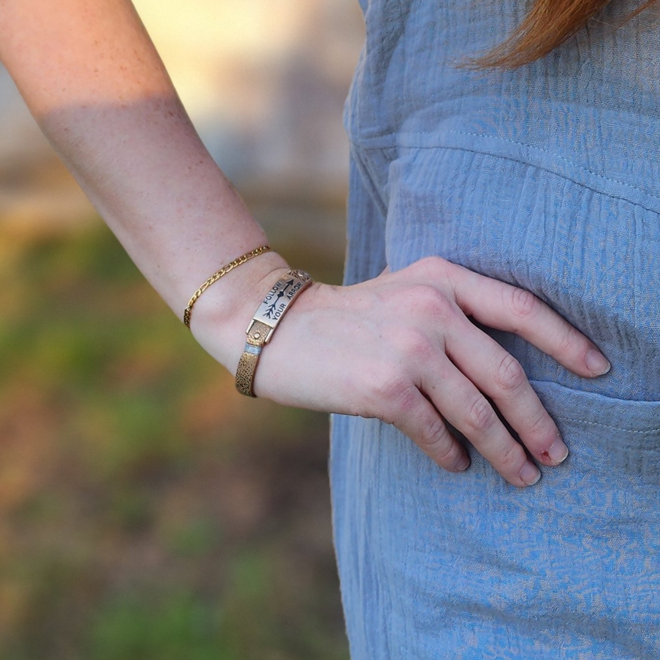 Follow Your Arrow Leather Bracelet