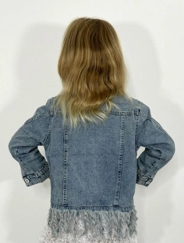 CC: Girls Fringe Jean Jacket