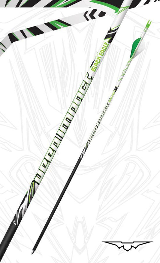 BEA- Deep Impact Crested Fletched Arrows: .001 Straightness, 400 Spine