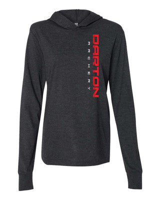 Darton Tri-Blend Vertical Long Sleeve Hooded Tee