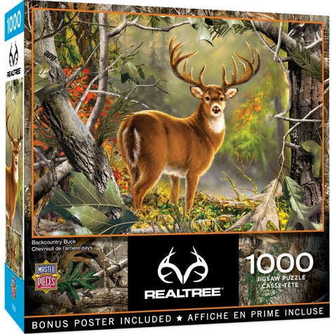 Games: Realtree Puzzle Backcountry Buck 1000 Piece Puzzle