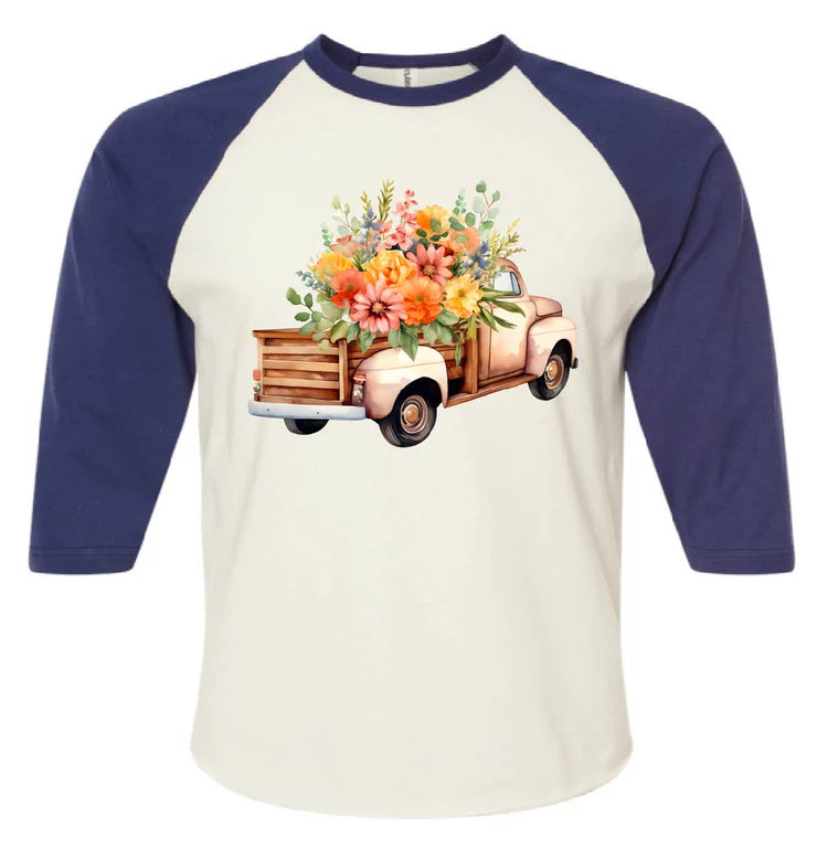 Country Truck Raglan T-shirt