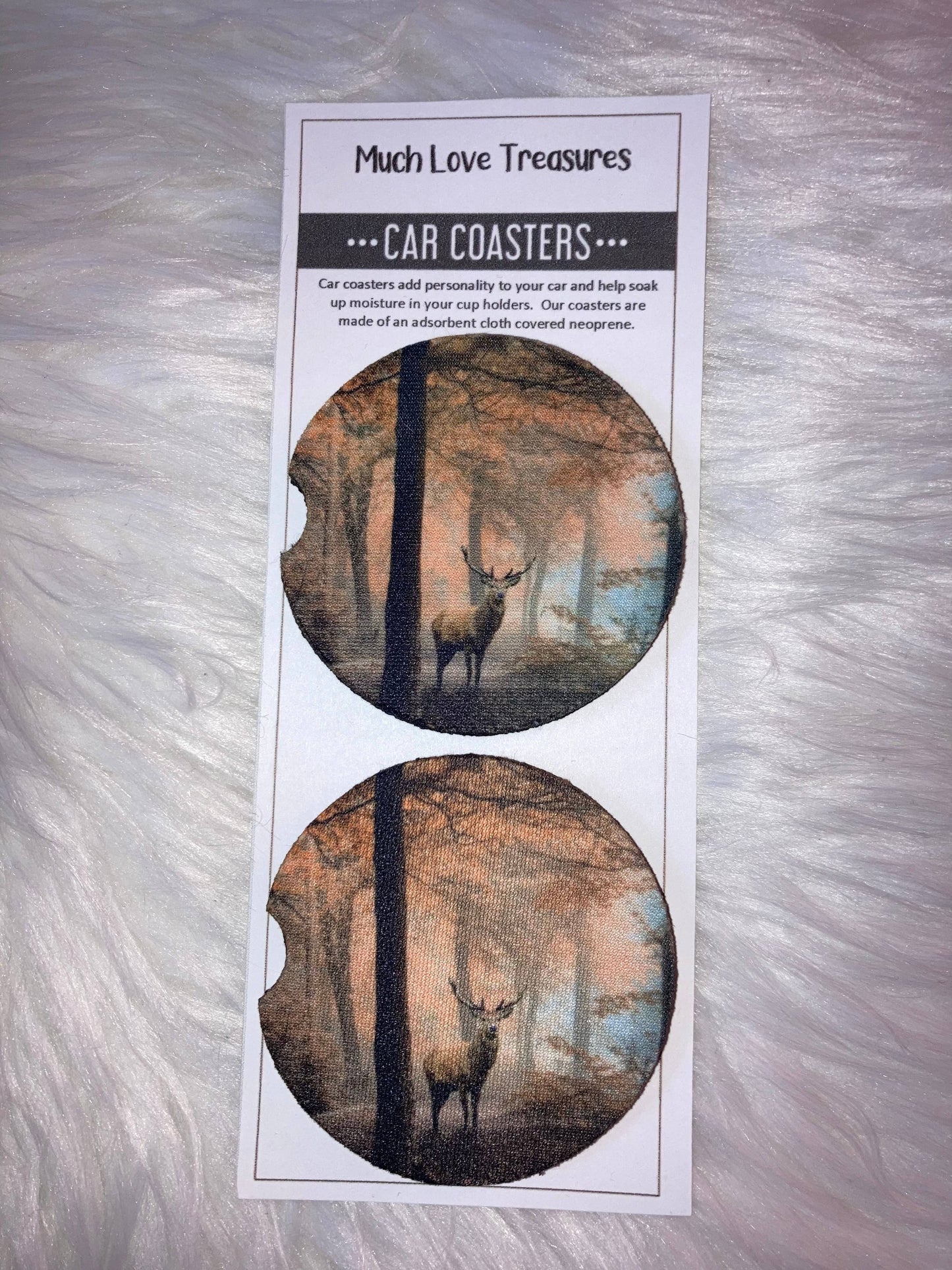 MLT Deer Woods Car Coaster