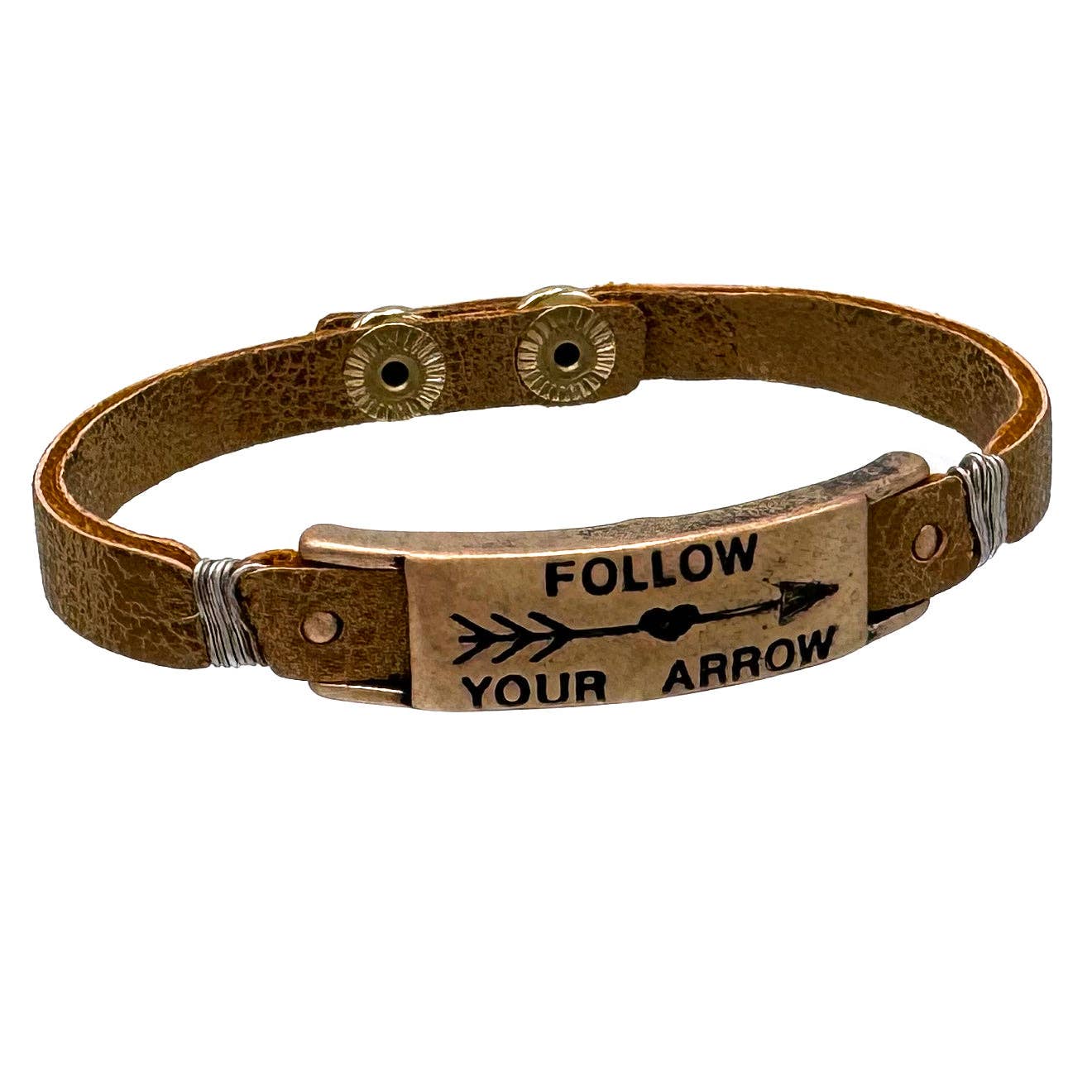 Follow Your Arrow Leather Bracelet